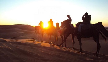Overnight Camel Trekking In Merzouga Sahara Desert