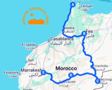 Morocco 6 days itinerary from Tangier to Marrakech 6 days tour from tangier to Marrakech via Merzouga.