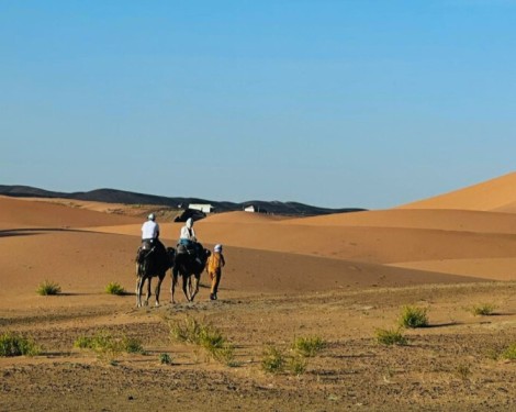 2 nights Merzouga camelride.