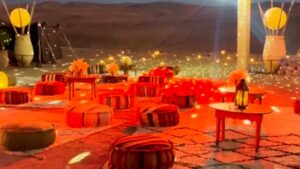 New year & christmas in Morocco Desert